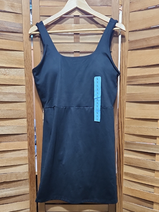 GAP Dresses & Skirts - GAPFit Active Tank Dress Women L Black Short Exercise Outdoor Polyester Spandex